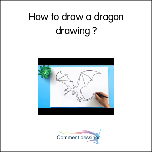 How to draw a dragon drawing